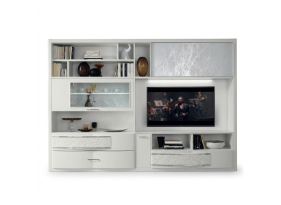 Mobiletto TV a parete in legno design moderno NUOVO