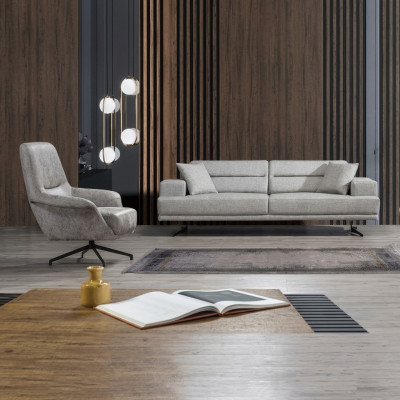 Sofà set 3 + 1 posti imbottiti poltrona divano poltrona divani cuscini design moderno