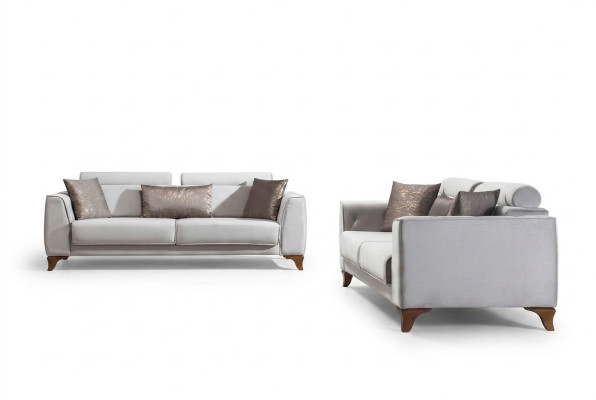 Divano di lusso 3+3 posti Design Sofas Divano Poltrona Design