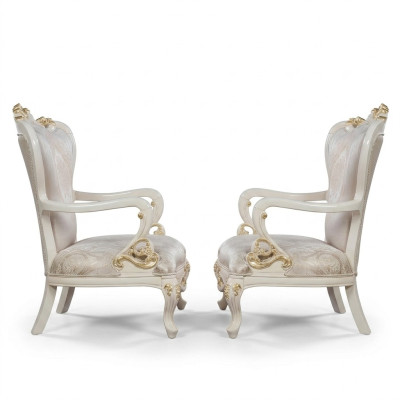 Poltrona poltrona design imbottita divano barocco divano tessuto sedile soggiorno stile