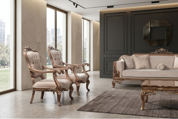 Poltrona poltrona da salotto lussuoso barocco design imbottito design posti a sedere nuovo