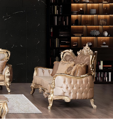 Set di divani 3+3 posti divano poltrona divani relax di lusso sala da pranzo barocco 2 pezzi
