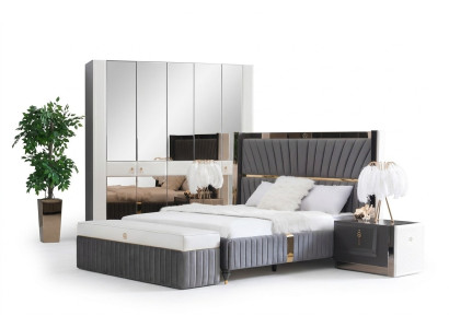 Struttura Letto Letti Legno Hotel Cornice Letto Grigia Mobili Letto Letti Matrimoniali Moderni