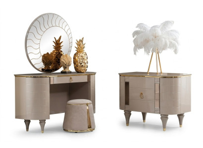 tavolo trucco, toeletta, tavolo cosmetico, cassettiera, tavoli console, console, mobili