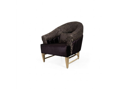 Poltrona di lusso design tessuto soggiorno stile italiano mobilio lounge poltrona.