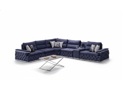 Divano angolare a L Chesterfield design italiano divano design mobili italiani