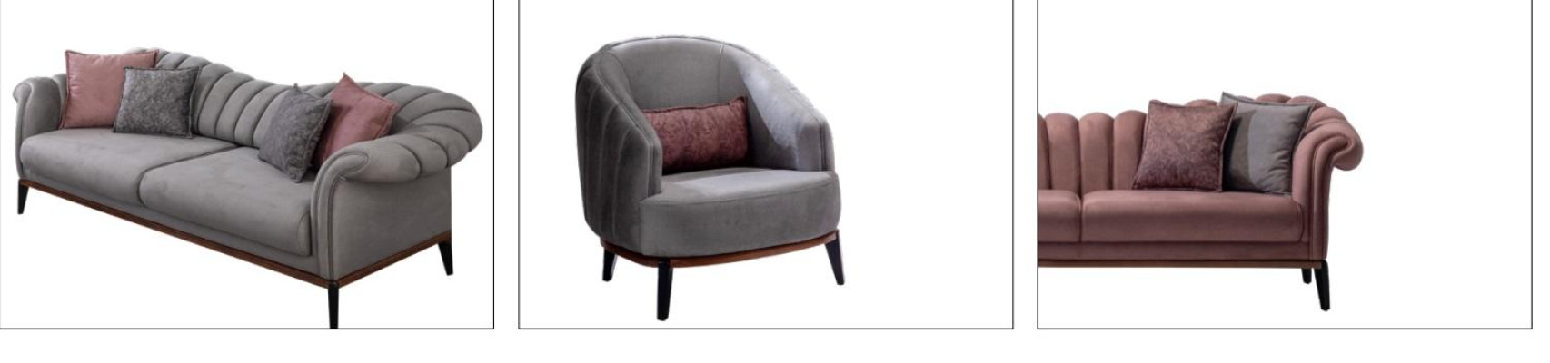 Sofà componibile divano imbottito moderno 3+3 posti set divani design imbottiti in tessuto nuovo