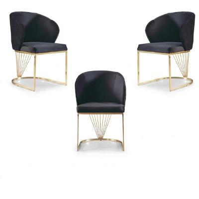 Sedia 2x Sedie Gruppo Set Soggiorno Sala da pranzo Moderno Stile Tessile
