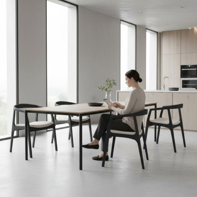 Design 8 Sedie Gruppo Sala da Pranzo Set Poltrona Nuovo Set di Sedie Imbottite