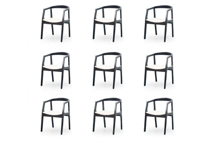 Design 8 Sedie Gruppo Sala da Pranzo Set Poltrona Nuovo Set di Sedie Imbottite
