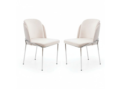 Design Sala da pranzo 2x Sedie Set Nuovo Sedia Set Poltrona Imbottita