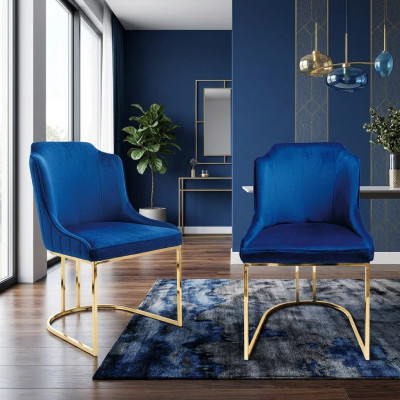Sedia Legno Sedia Poltrona Sala da Pranzo Sedie Sedia da Ufficio Blu Sedia da Cucina
