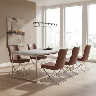 Sedia 6 Sala da pranzo Poltrona Sedia da club in legno Sala relax Design Arredamento Poltroncina