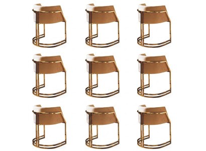 Design sedia tessuto poltrona sedie imbottite set da 8 sedie da sala da pranzo per l'ospitalità.