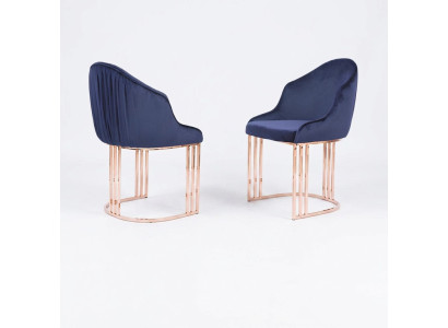 Stanza 1x Sedia Sedie Imbottitura Tessuto Moderna Designer Schienale Sedia