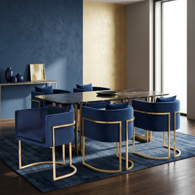 Sedia 4x Poltrona Sedia Salotto Club Lounge Set Sedia Poltrona Mangiare
