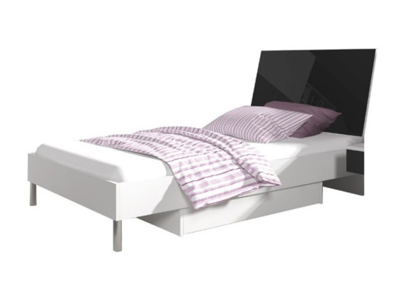 Camera dei bambini 2 pezzi Set Letto a soppalco Armadio Lucido Mobili da camera per ragazzi Nuovi