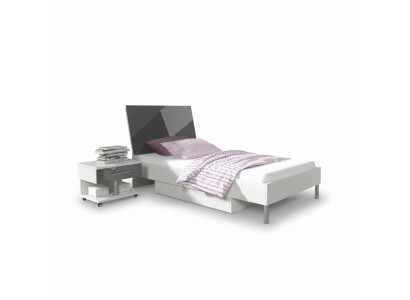 Letto + comodino - Camera da letto per bambini Mobili da camera da letto Letto 2pz. Set
