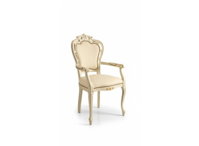 Sedia Sedia da pranzo Mobili Sedie Legno Design di lusso classico Poltrona Nuovo