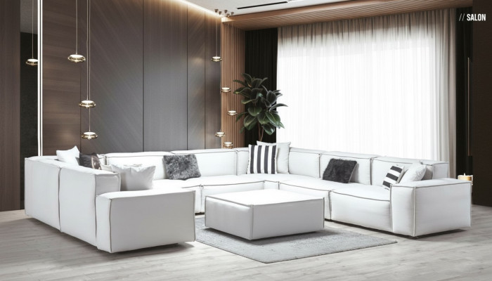 Sgabello Bianco Soggiorno Elegante Mobile Di Lusso Design Stile Italiano