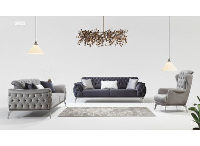 Poltrona 1 posto Bianco Poltrona Design di lusso Mobili eleganti Stile italiano
