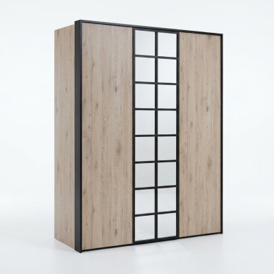 Armadio in legno marrone design mobili di lusso per la camera da letto moderni.