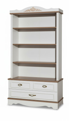 Scaffale bianco per libri camera giovanile mobile libreria scaffale camera da letto nuovo
