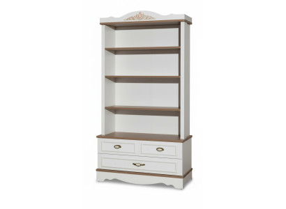 Scaffale bianco per libri camera giovanile mobile libreria scaffale camera da letto nuovo