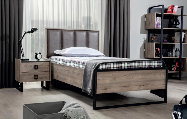 Set camera da letto per bambini Letto comodino Armadio Cassettiera Camera da letto Nuovo