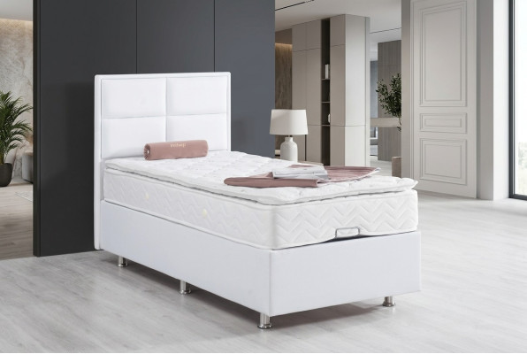 Letto a molle con scatola letti singoli Mobili Letti 120x200cm con materasso Matrimoniale