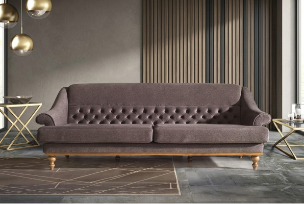 Salotto moderno Divani imbottiti Divani design a 3 posti Divani in tessuto