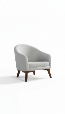 Designer di tessuti imbottiti 1 posti in legno Poltrona imbottita moderna nuovi divani sedute.
