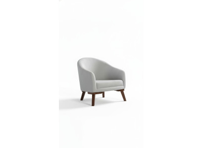 Designer di tessuti imbottiti 1 posti in legno Poltrona imbottita moderna nuovi divani sedute.