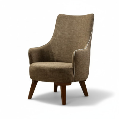 Lusso moderno poltrona 1 posto design soggiorno imbottita legno mobili