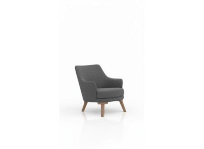 Design poltrona monoposto soggiorno Moderno mobile imbottito grigio
