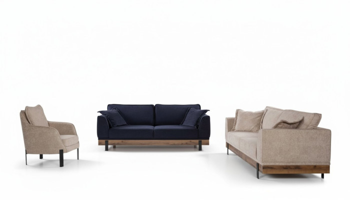 Divano Set divani Poltrona Divani a tre posti 3+3+1 posti Set moderno
