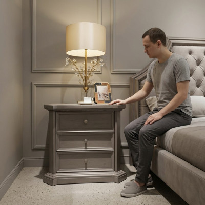 Comodino Design Mobili Comodini Legno Camera da letto Tavolino Consolle