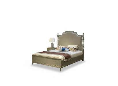 Letto Letto matrimoniale Camera da letto Design Letti Moderni Imbottiti Legno Tessile Mobili Nuovi