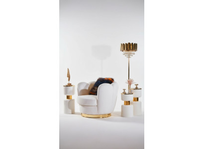 Poltrona Design Soggiorno Imbottita Legno Tessuto Imbottita Moderna Di Lusso