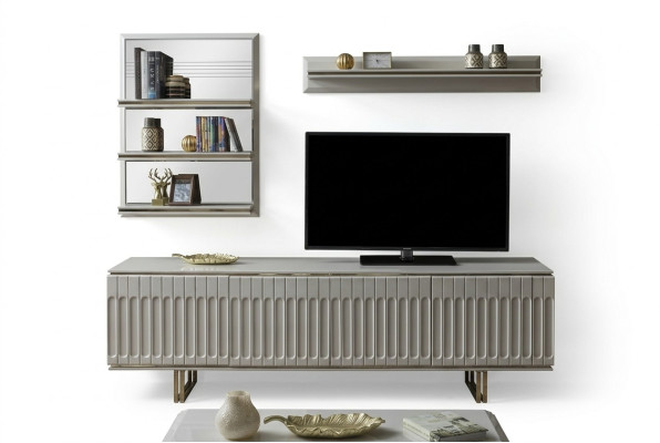 Lusso parete televisiva salotto rtv Mobile TV supporto consolle mobile scaffale parete abitabile