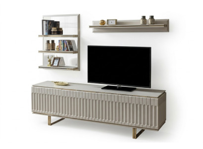 Mobile TV di lusso - mobiletto per TV per soggiorno, mobile basso, credenza, cassettiera, parete attrezzata moderna, nuova.