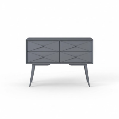 Comò Armadio Madia Comò moderni in legno Comodini in legno grigio Mobili Nuovi