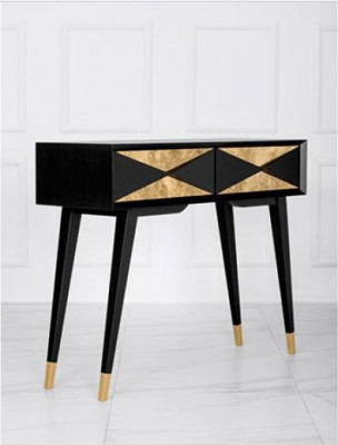 Tavolo da console in legno moderno di lusso in oro design