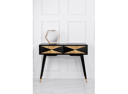 Tavolo da console in legno moderno di lusso in oro design