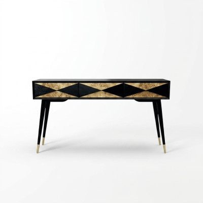Lusso tavolino consolle tavolo consolle comodino tavolino in legno moderno design oro