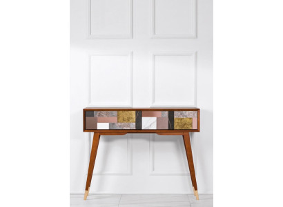 Tavolo consolle console mobiletto tavolino in legno moderno di lusso design nuovo