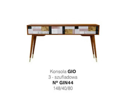 Tavolo consolle consolle credenza sideboard in legno design moderno di lusso.