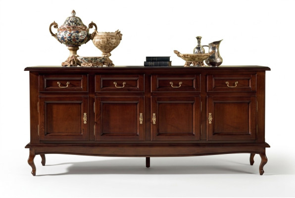 Sideboard, cassettiera, armadi, comodini, armadio in legno per salotto xxl sideboards marrone.