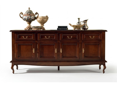 Sideboard, cassettiera, armadi, comodini, armadio in legno per salotto xxl sideboards marrone.