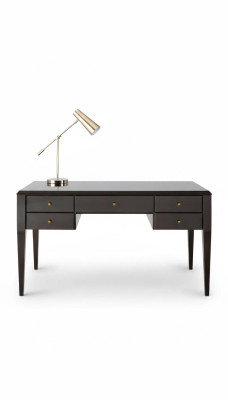 Scrivania Tavolo Ufficio Ufficio Tavolo da ufficio Tavolo per computer Legno Lusso Marrone Design